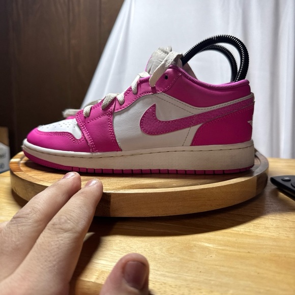 Jordan Other - Air Jordan 1 Low Alt PS Fire Pink White Shoes FN7376-600 Kid's Size  5Y